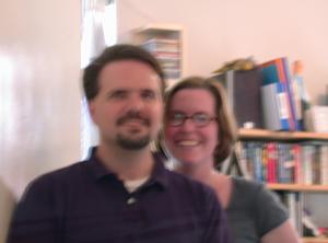 the only picture of the two of us that exists from the first weekend we met.
